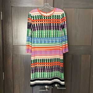 EUC multicolor Eliza J dress size 8
